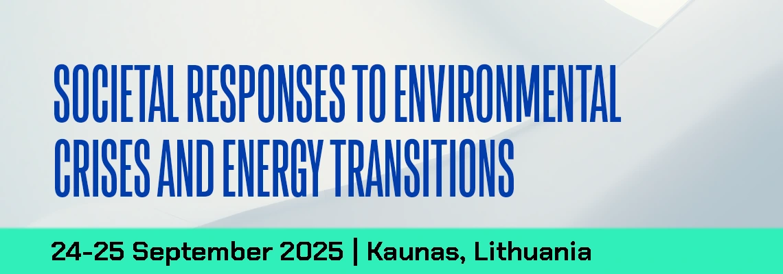 Energy and Society conference on 24–25 September, 2025 in Kaunas, Lithuania